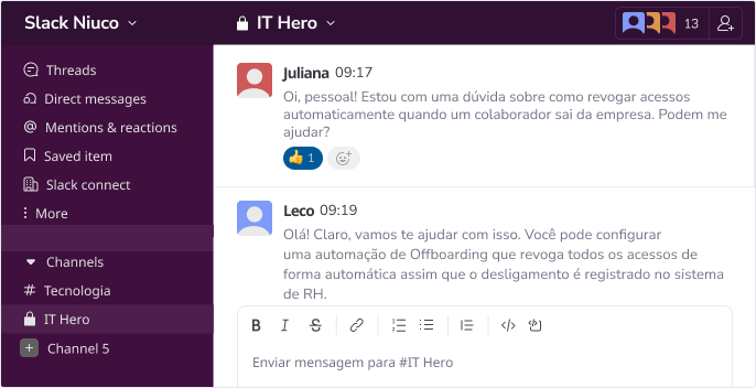 Suporte ágil onde você está